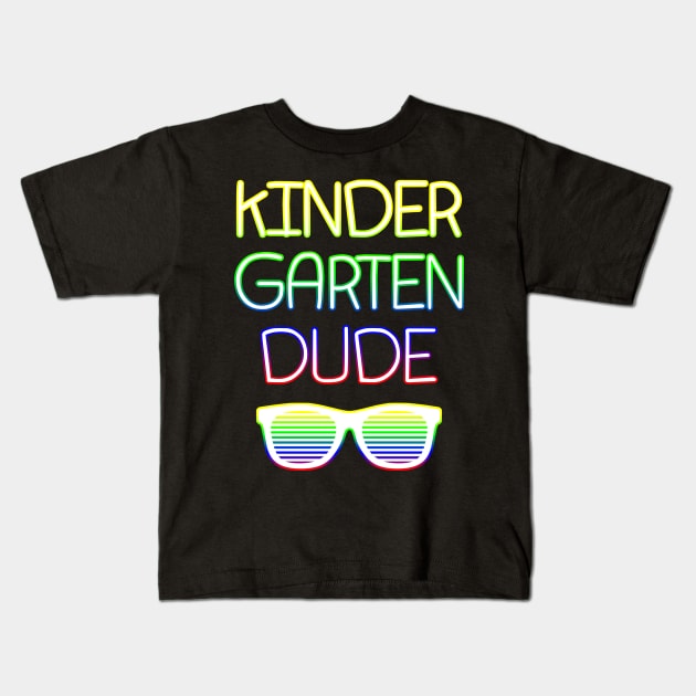 kinder garten dude Kids T-Shirt by sigma-d